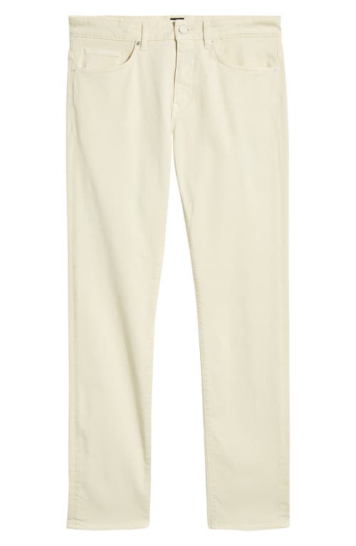 Shop Hugo Boss Boss Delaware Straight Leg Five Pocket Pants In Open White