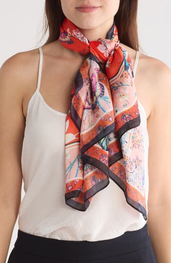 Vince Camuto Lily Square Scarf In Multi