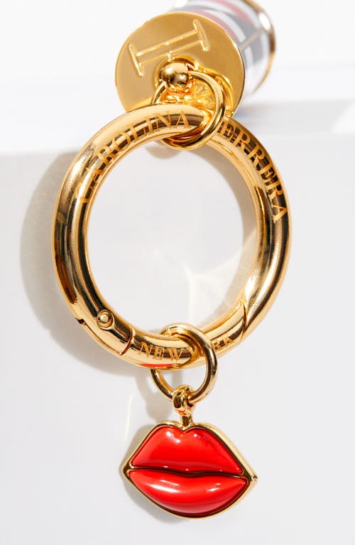 Carolina Herrera The Charm Accessory In Red Lips