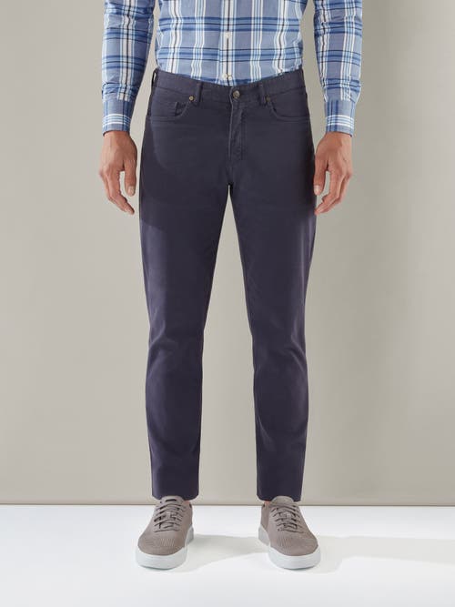 Robert Talbott Rockwell 5 Pocket Pant In Navy