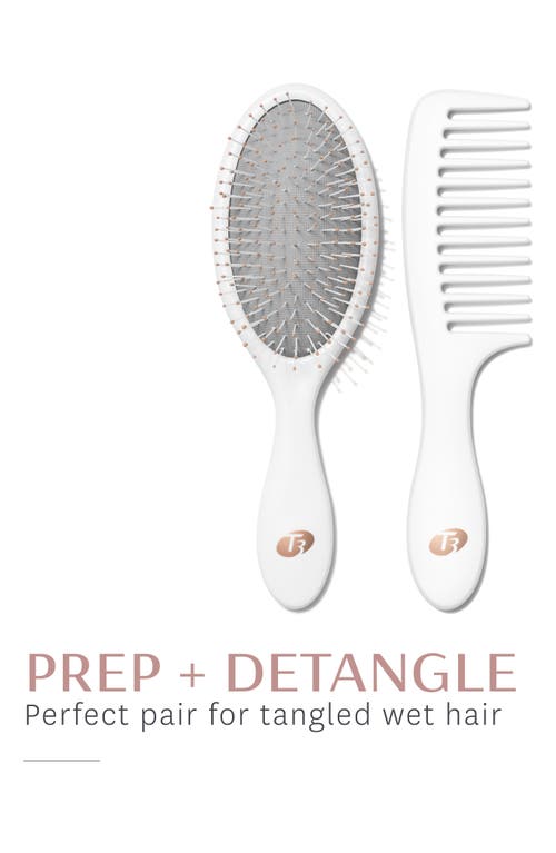 T3 Detangle Duo Brush & Shower Comb Set In No Color