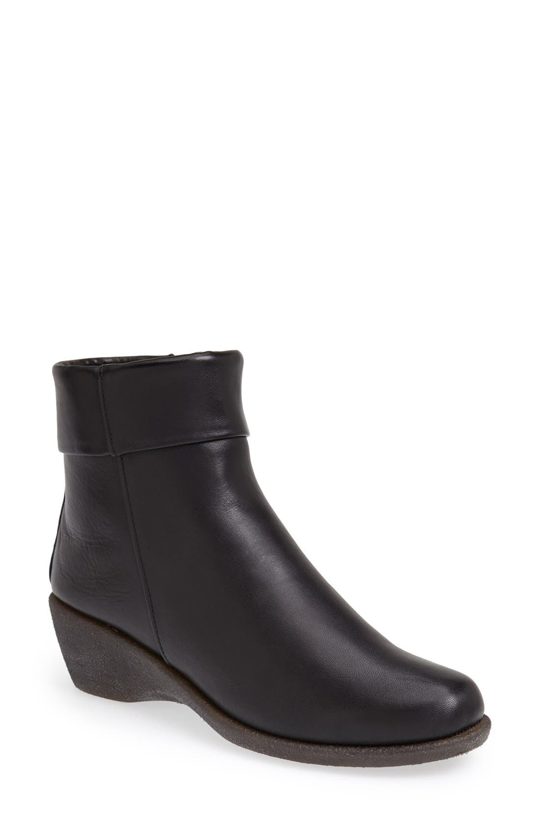 The FLEXX 'Roll the Slice' Wedge Leather Boot (Women) Nordstrom