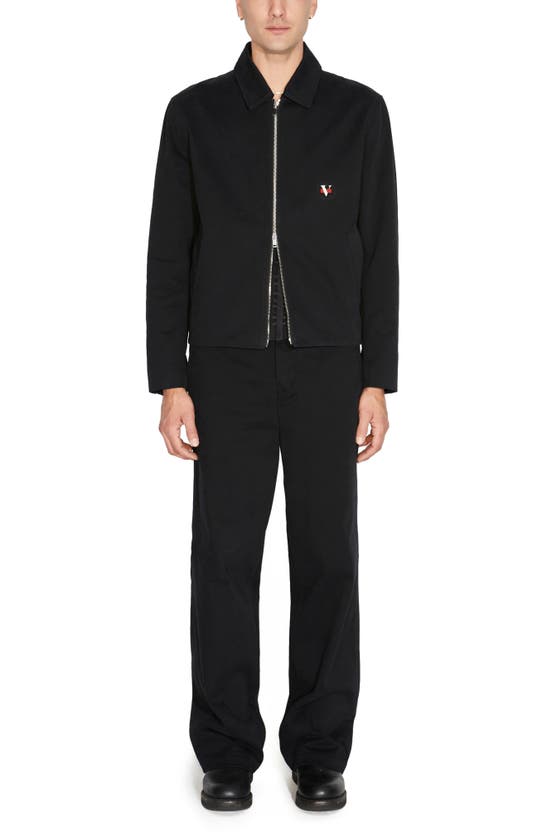 Shop Vayder Lightweight Stretch Twill Jacket In Black