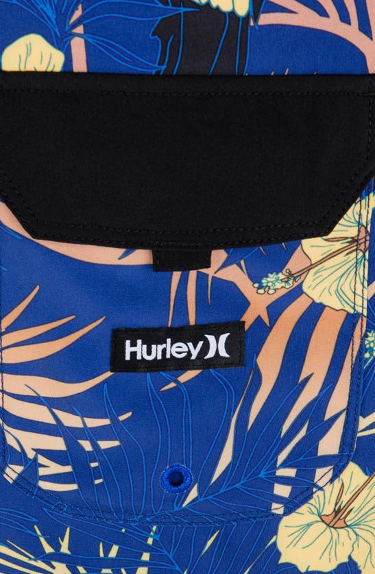 Shop Hurley Tailgate Swim Trunks In Hurricane