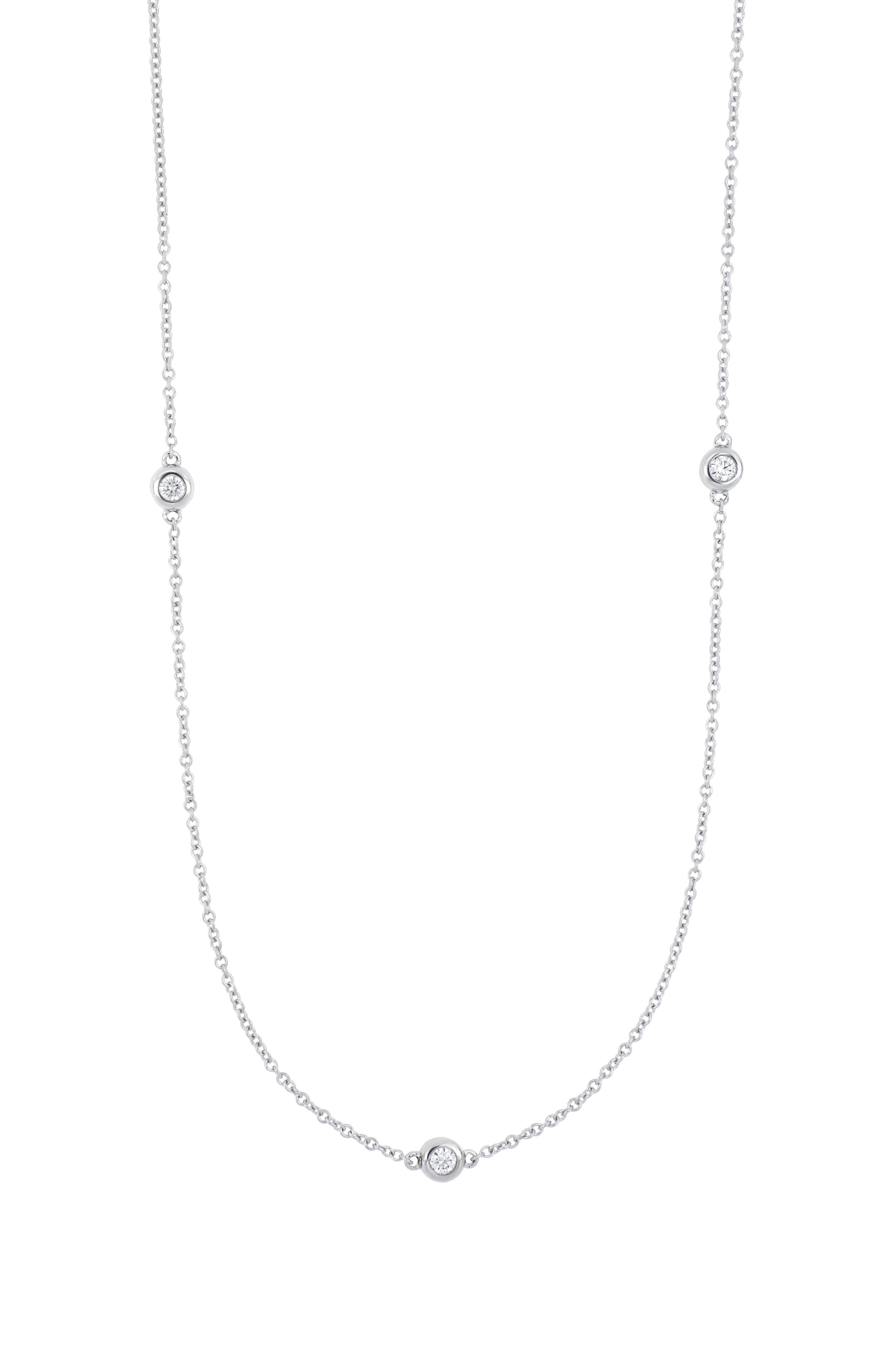 nordstrom bezel necklace