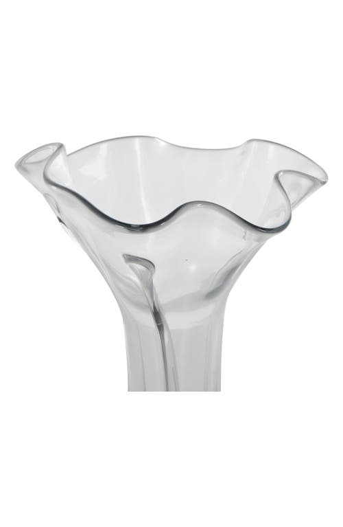 VIVIAN LUNE HOME VIVIAN LUNE HOME CLEAR GLASS VASE
