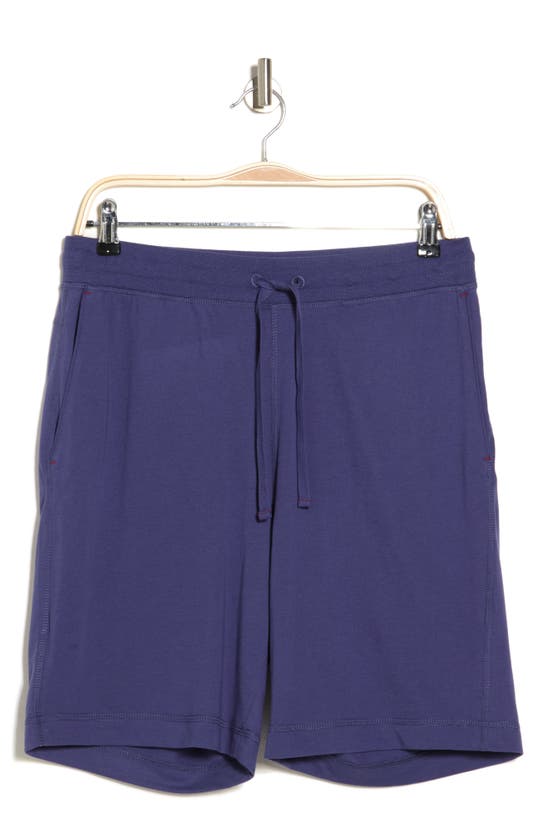 Daniel Buchler Peruvian Pima Cotton Lounge Shorts In Blue