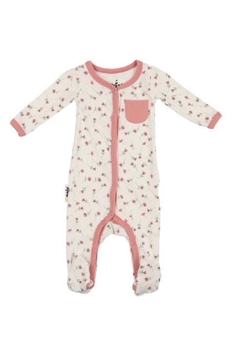 Floral Knit Footie (Baby)