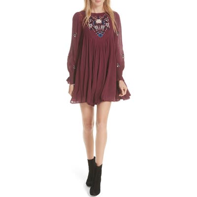 Free People Embroidered Minidress
