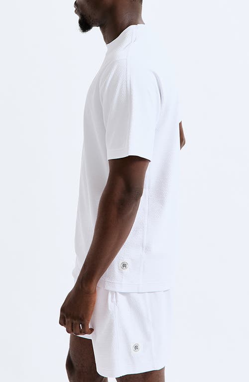 Shop Reigning Champ Solotex® Mesh Tiebreak Performance T-shirt In White