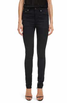 Saint Laurent High Waist Skinny Jeans | Nordstrom