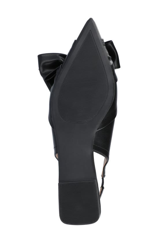 Journee Collection Sabrina Slingback Flat In Black
