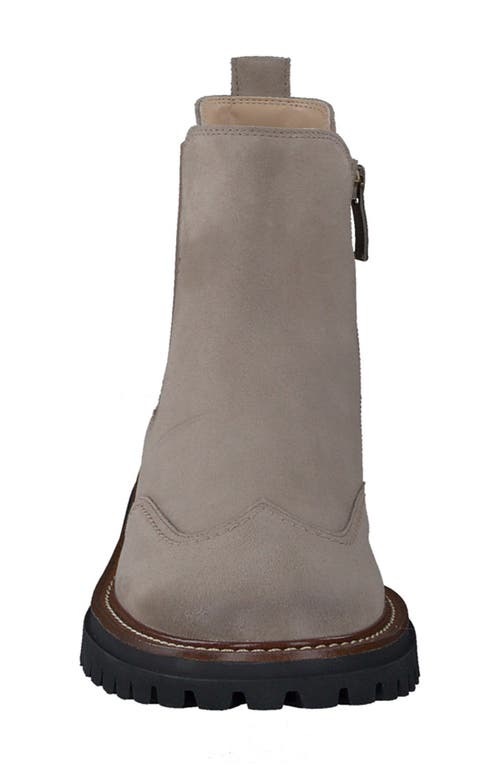 Shop Paul Green Watson Boot In Antelope Gore Soft Suede