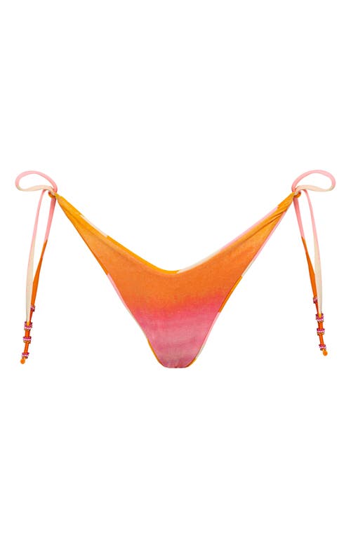 MAAJI MAAJI PARADISO WAVES SPLENIUM REVERSIBLE SIDE TIE BIKINI BOTTOMS 