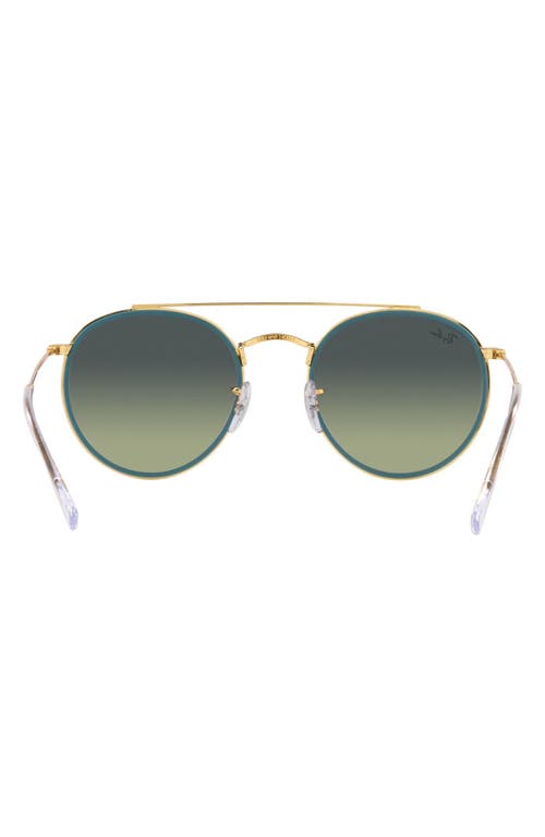 Shop Ray Ban Ray-ban 51mm Aviator Sunglasses In Legend Gold/green Vintage