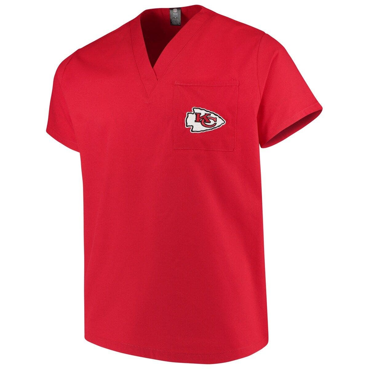 CONCEPTS SPORT Men's Concepts Sport Red Kansas City Chiefs Scrub Top