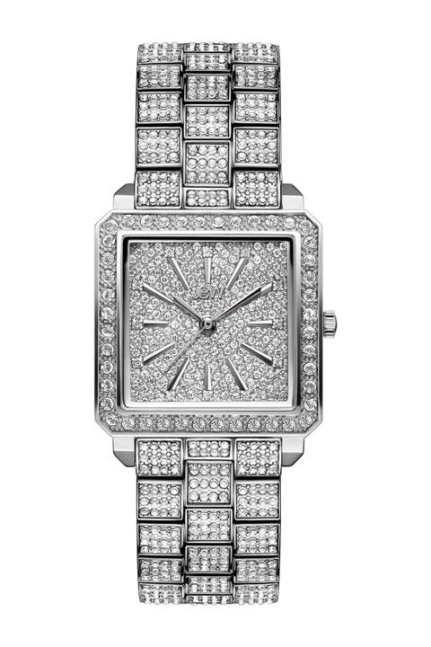 Cristal Diamond Bracelet Watch, 28mm