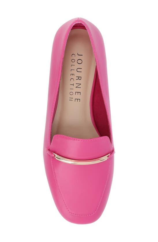Shop Journee Collection Tru Comfort Foam Wrenn Flat In Fuchsia