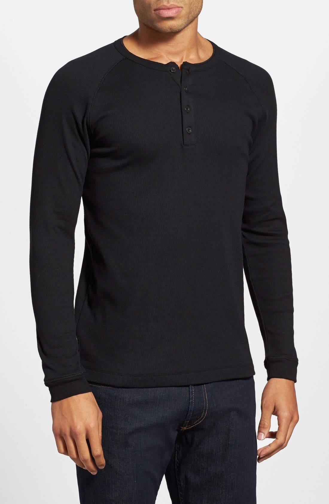 levi's henley long sleeve