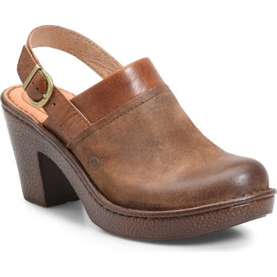 B?rn Vidar Slingback Clog, Brown