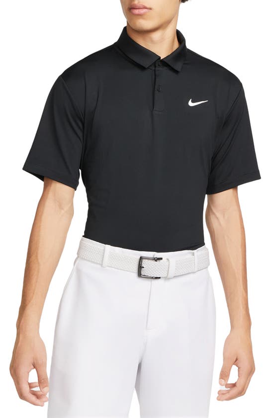 Nike Tour Dri-fit Jacquard Golf Polo Shirt In Black | ModeSens