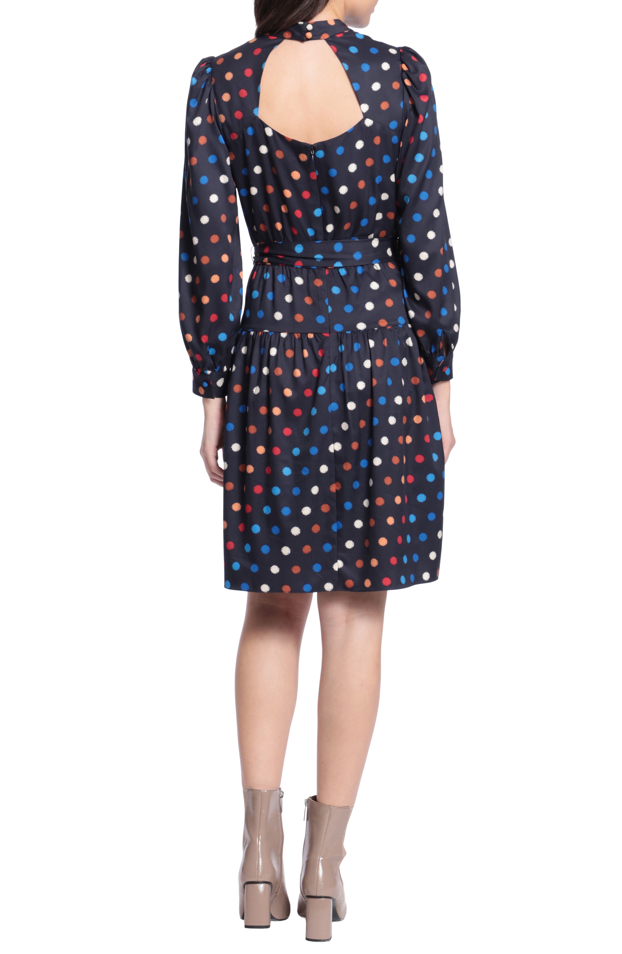 maggy london polka dot dress