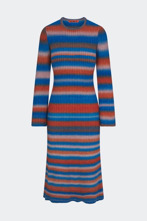 Shop Simonmiller Axon Knit Dress In Matisse Blue Multi