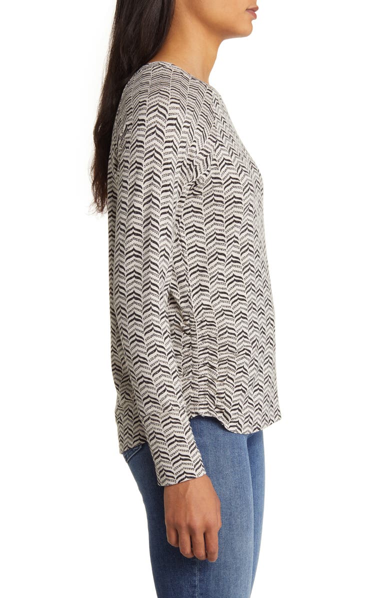 Hatley Chantel Long Sleeve Ruched T-Shirt, Alternate, color,