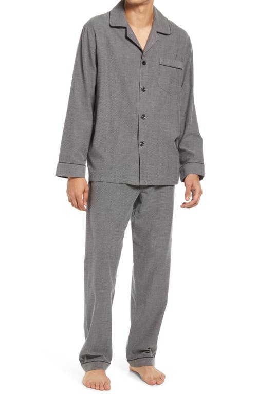 Majestic International Citified Cotton Pajamas in Light Charcoal at Nordstrom, Size Large