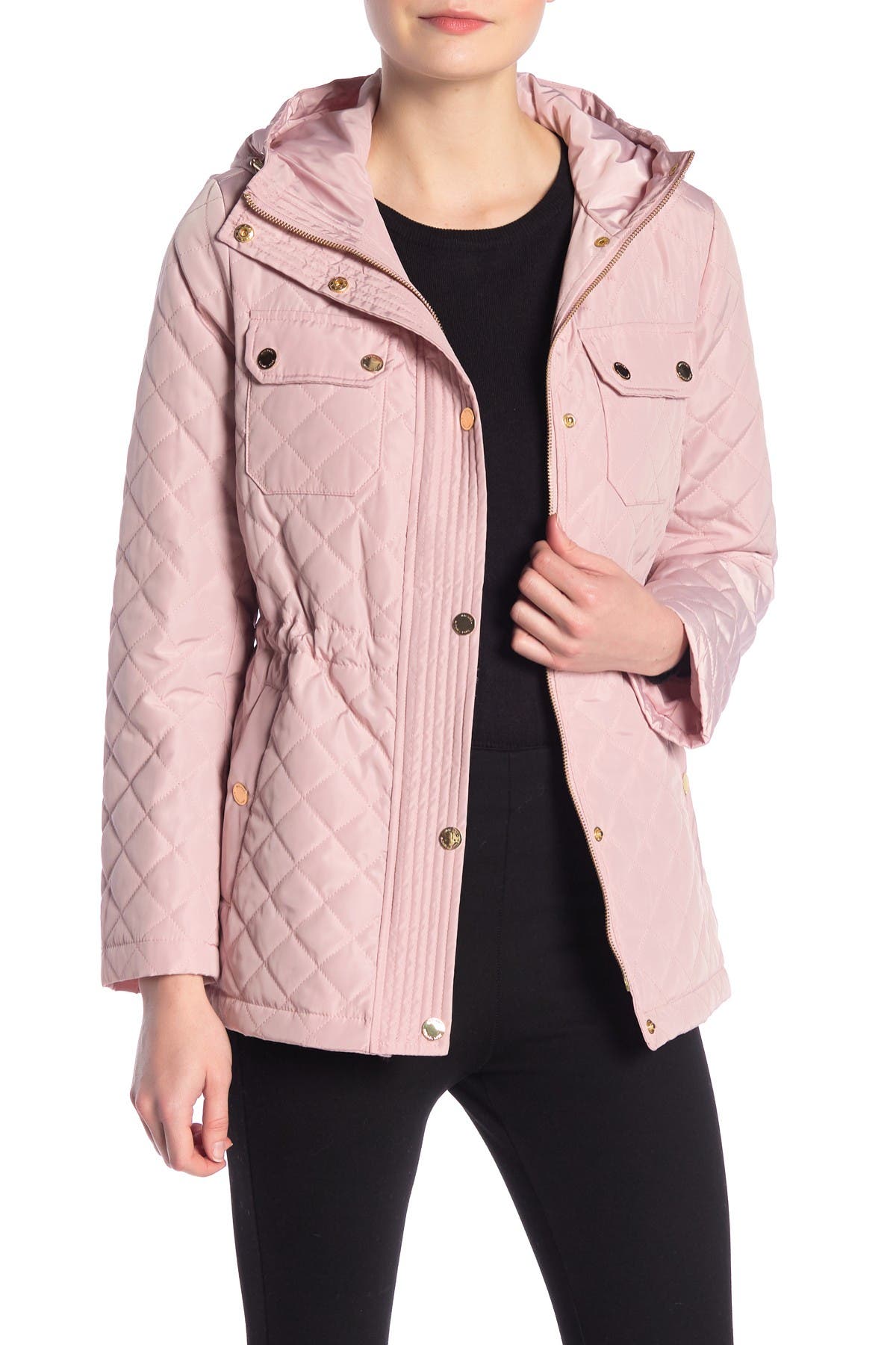 michael kors missy quilted anorak
