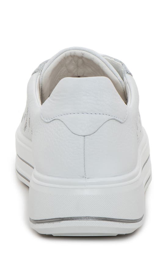 Ara Carol Perforated Sneaker In White