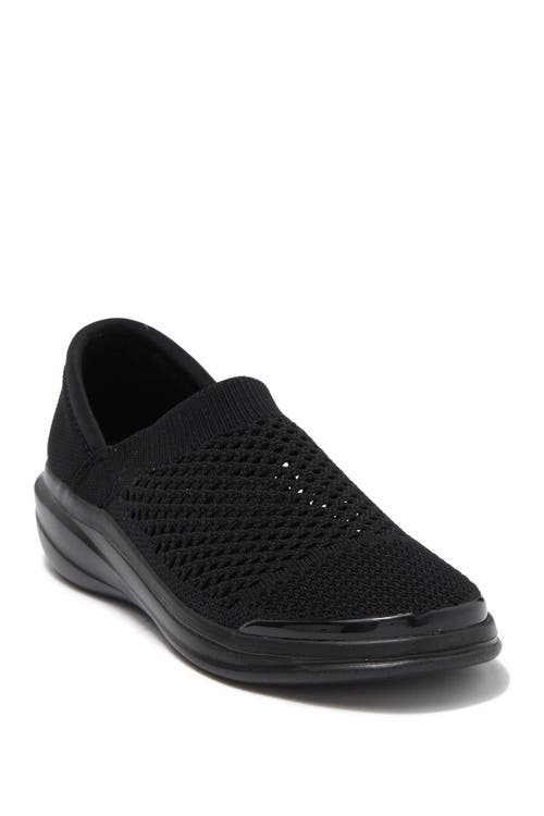 BZees Charlie Knit Slip-On Shoe in Black