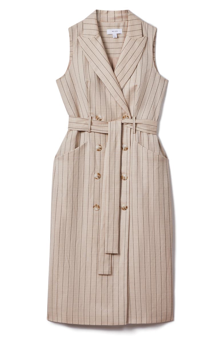 Reiss Andie Pinstripe Sleeveless Coat Dress Nordstrom