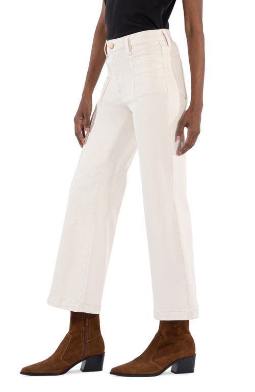 KUT FROM THE KLOTH KUT FROM THE KLOTH MEG SEAMED HIGH WAIST ANKLE FLARE JEANS