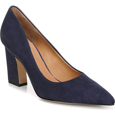 Sarto By Franco Sarto Sasha Pointy Toe Pump, Blue/green