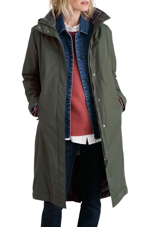 Seasalt Cornwall Janelle Waterproof Coat In Woodland Green