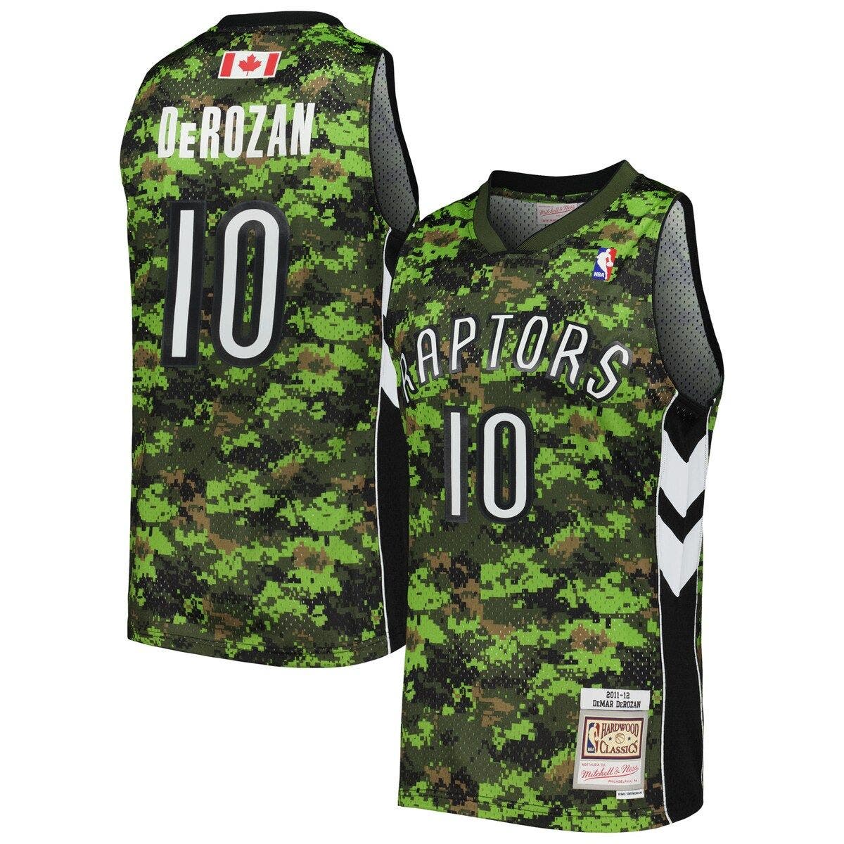 demar derozan camo jersey