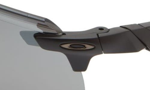 Oakley Encoder 36mm Small Shield Sunglasses In Matte Black/prizm Black