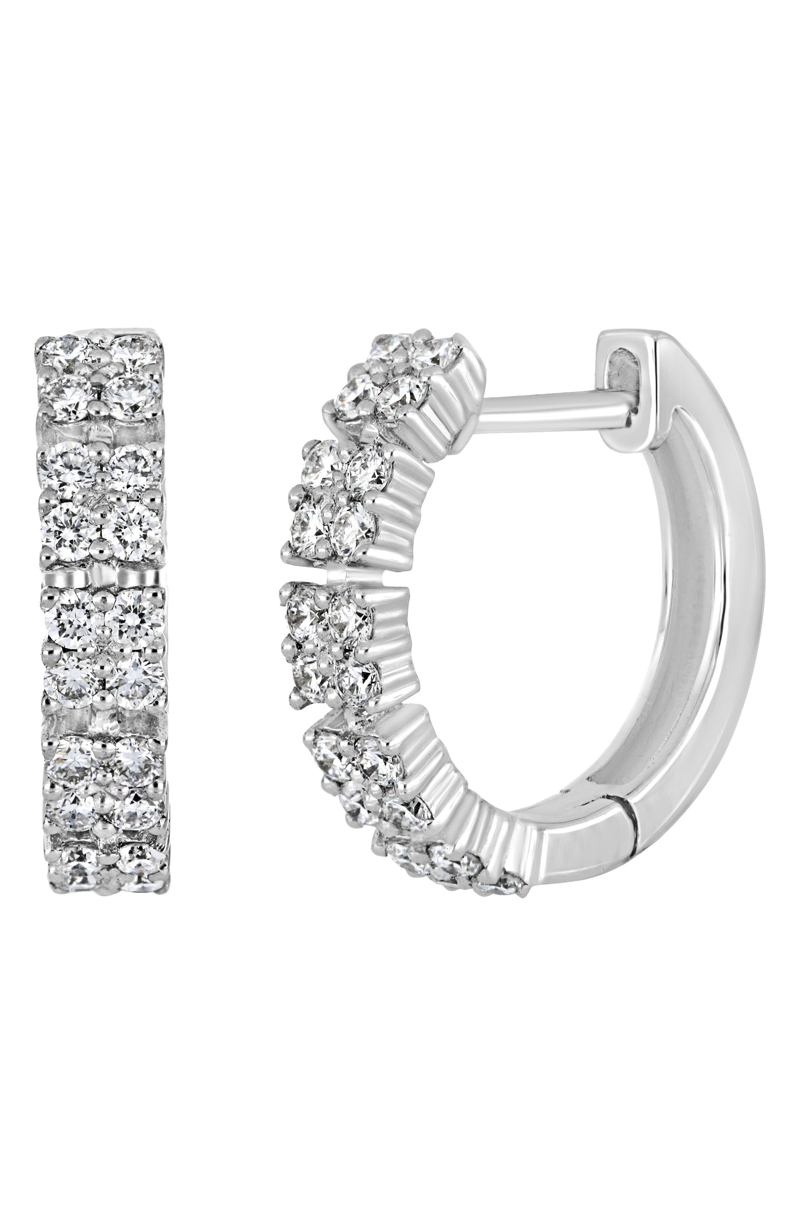 nordstrom diamond hoops