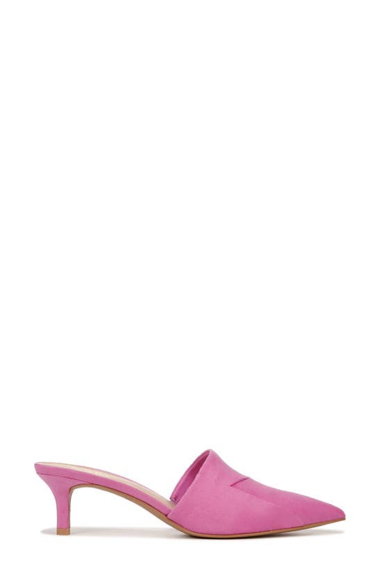 Shop Franco Sarto Krystal Kitten Heel Mule In Pink