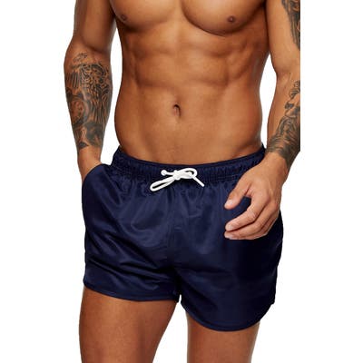 Topman Runner Shorts, Blue