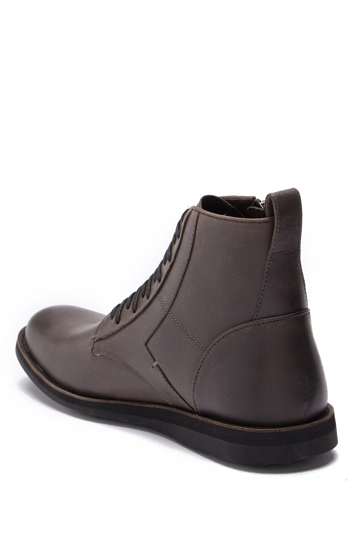 john varvatos star b side zip leather boot