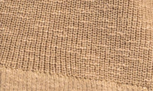 Thread & Supply Joel Tipped Johnny Collar Polo Sweater In Tuscan Tan