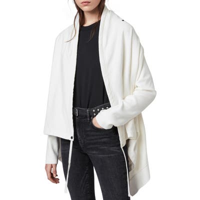 Allsaints Ivy Drape Cardigan, White