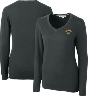 Cutter & Buck Lakemont Tri-Blend Womens V-Neck Pullover Sweater - Cutter &  Buck