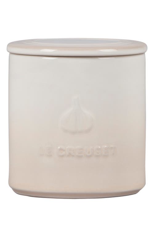 Le Creuset Stoneware Garlic Keeper in Meringue at Nordstrom, Size 14 Oz