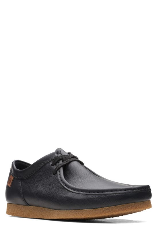 Clarks Shacre Ii Run Chukka Shoe In Black Leather