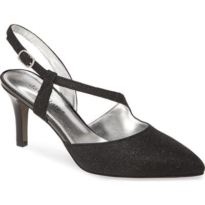 David Tate Lucia Glitter Pump, Black