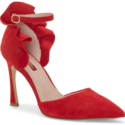 Louise Et Cie Tellisa Ruffle Pump, Red