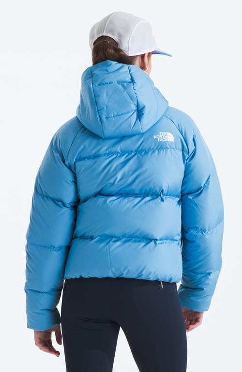 Shop The North Face Kids' North 600-fill-power Down Hooded Jacket In Dark Cornflower